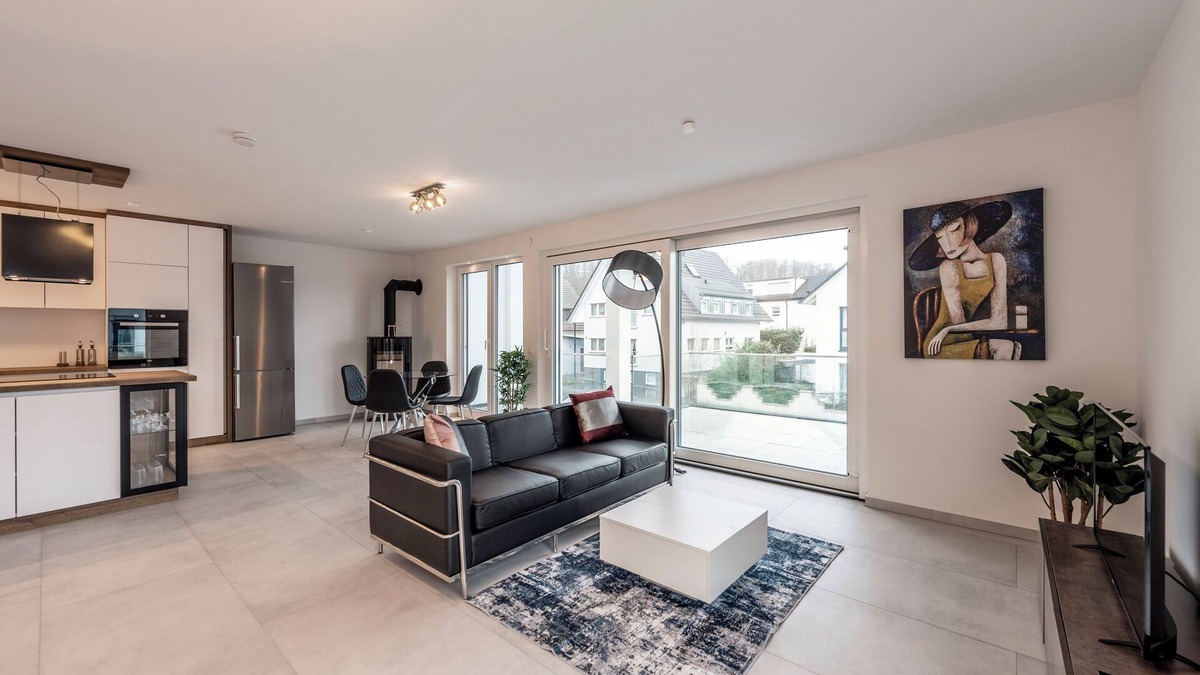 Boeblingen Apartment | EXQUIS 2-Room Luxus Apartment USM I Fireplace I TerraceI Parking I US Army