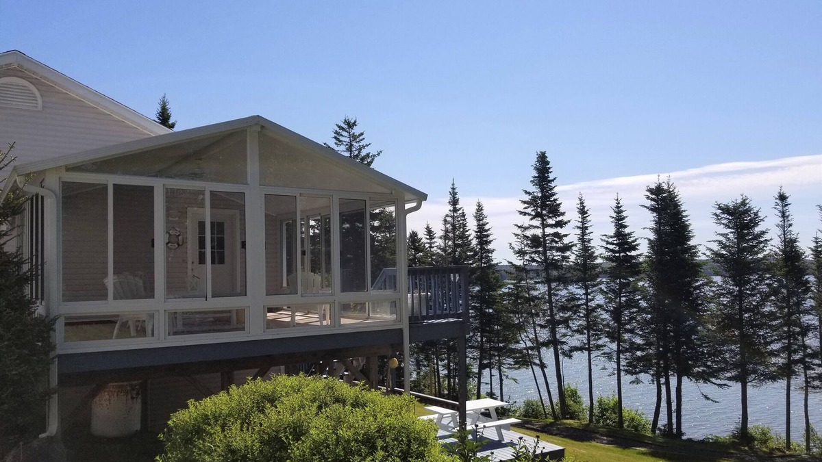 Roque Bluffs House | Exquisite oceanfront, 4 bedroom home with stunning views