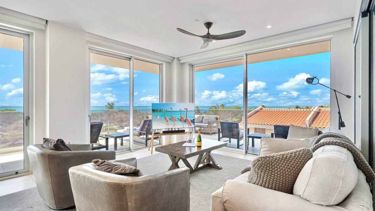 Oranjestad-West Condo | Exquisite Oceanfront Corner Condo. Unmatched Views & Luxurious Amenities
