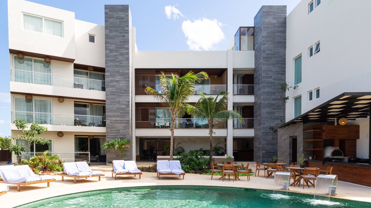 Akumal Apartment | Fabulous Jungle Apartment Garden Pool 201An