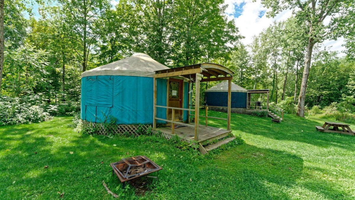 South Hartford RV Rental | Fabulous Upstate New York Glamping Yurt on a Farm