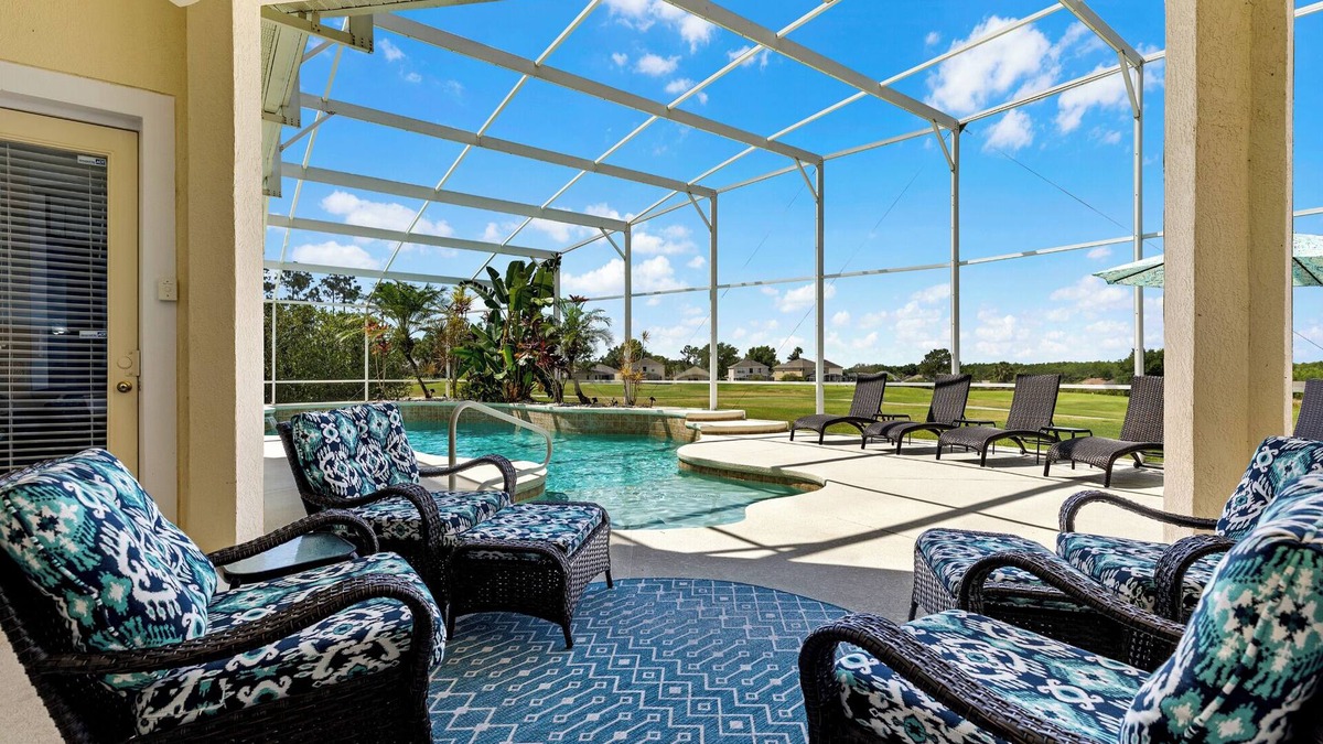 Highlands Reserve Villa | Fairway view villa - pool & spa face south , game room, close Disney & Golf!