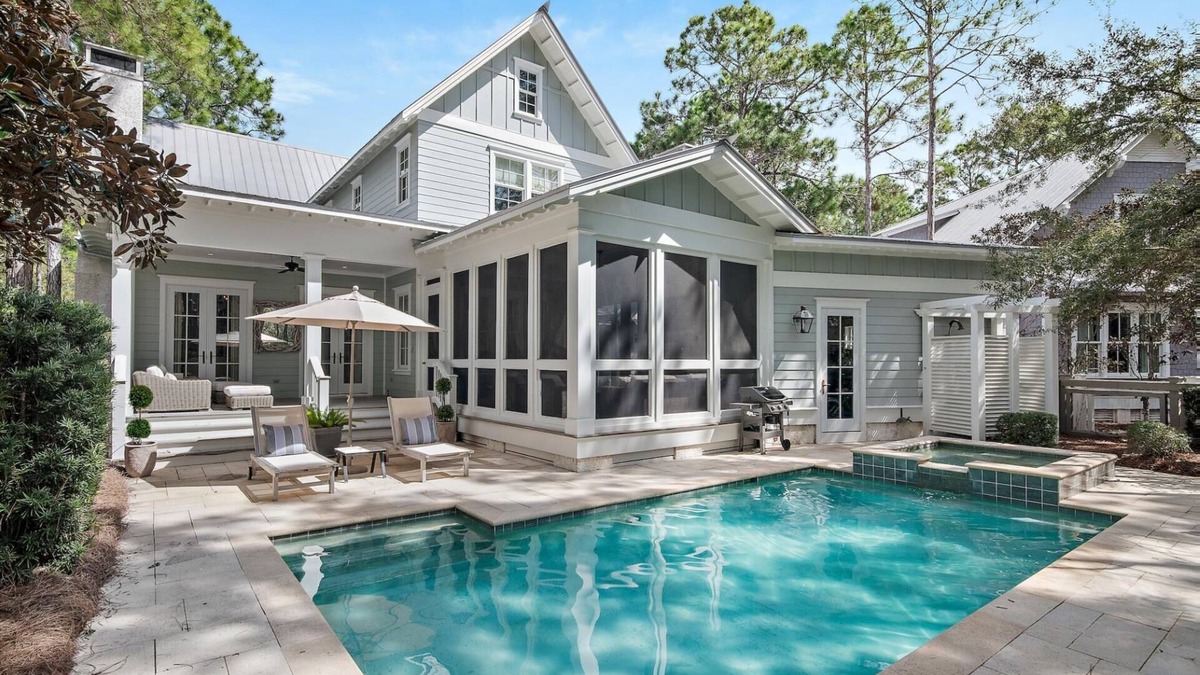 Forest District House | Fall Availability! Private Pool and Hot Tub! Nature! Biking and Swimming!