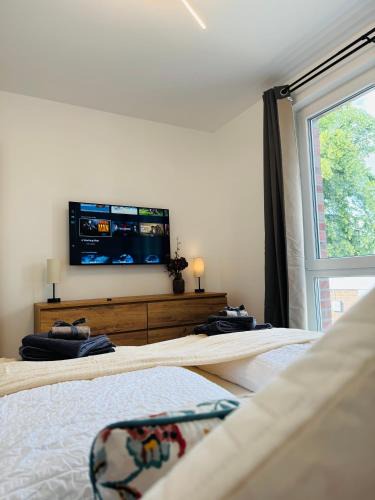 Bad Schwartau Apartment | Familientraum 10min zur Ostsee und nach Lübeck Zentrum mit Parkplatz & Balkon