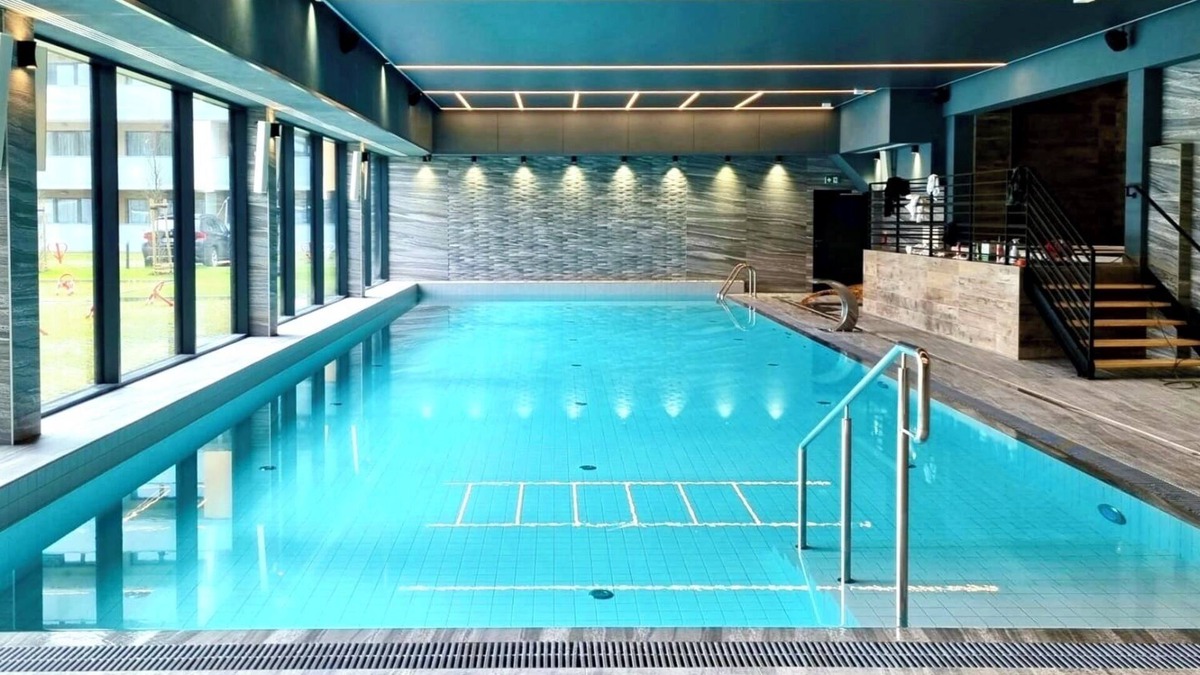 West Pomeranian Voivodeship Apartment | Family apartment with swimming pool, saunas, 5 minutes from the beach