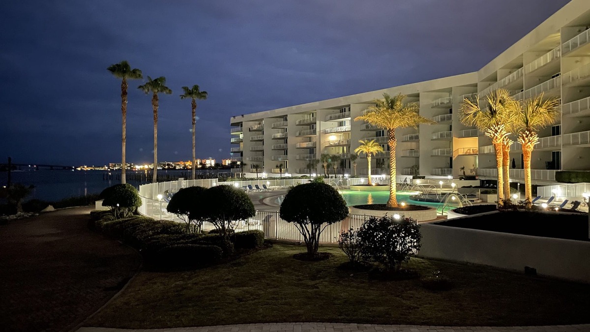 Orange Beach Condo | Family condo with gorgeous bay view, huge pool and grounds