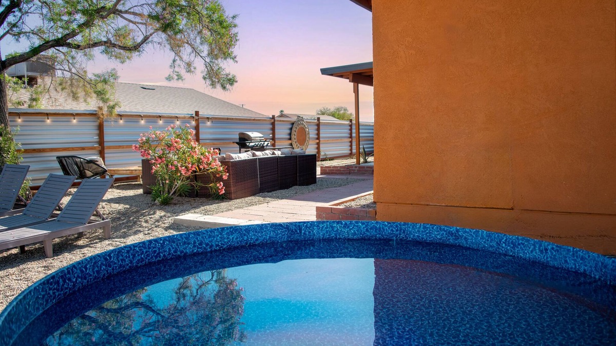 Indian Cove House | Family Escape: Fenced in Yard, Pool, AC, Hot Tub, 2 Fire Pits, Hammocks, Quiet