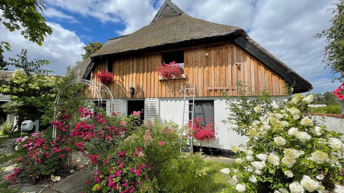 Pruchten Apartment | Family-friendly attic apartment with garden near Zingst.