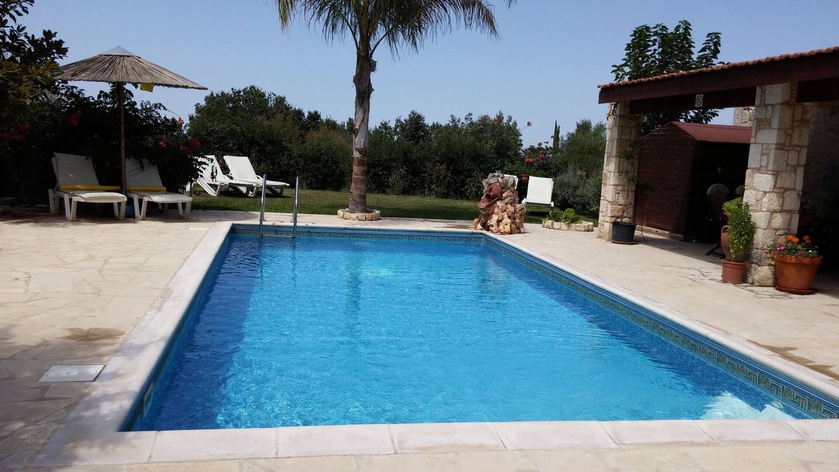 Stroumpi Villa | Family - friendly Luxury Stone-built Villa With Private Pool In Stroumbi