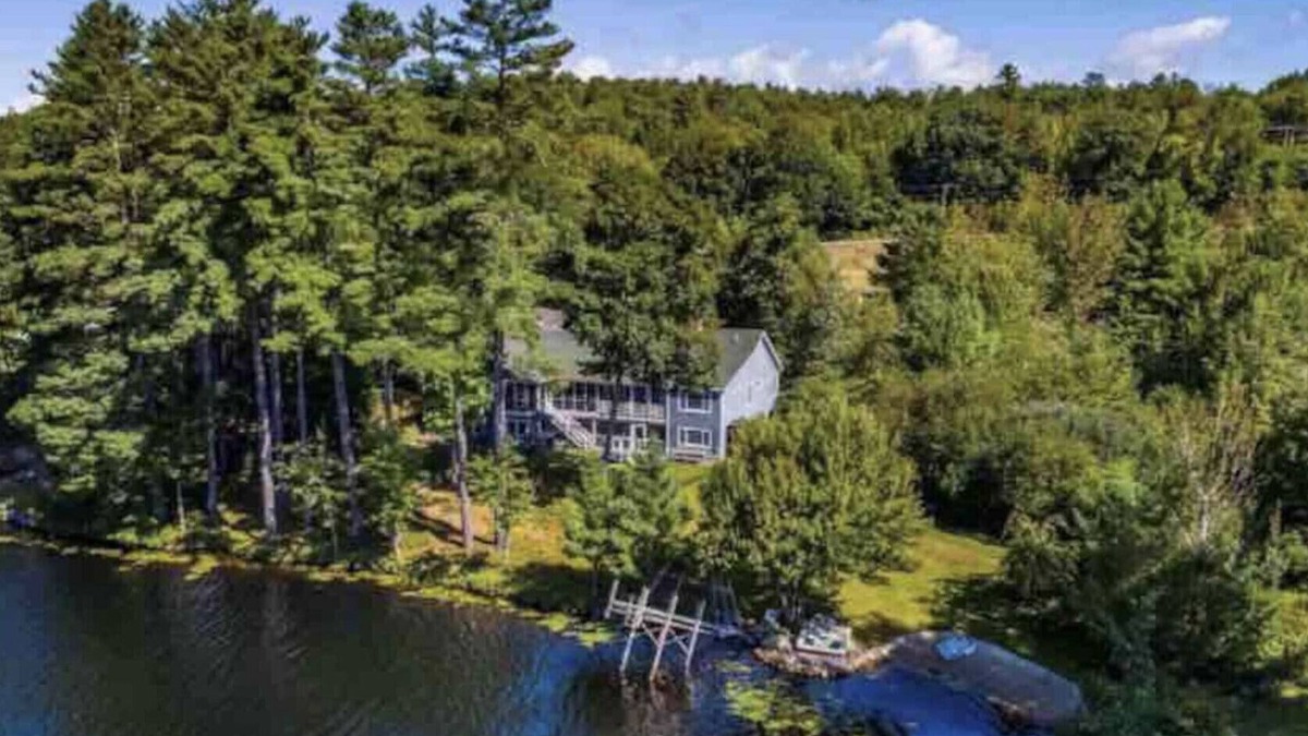 Meredith House | Family Friendly Waterfront Estate on Lake Wicwas w/Private Beach & Dock