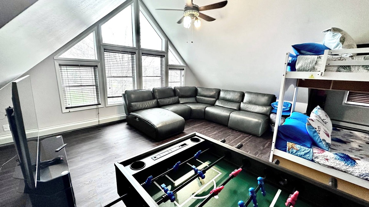 Charlotte Apartment | Family Fun Apt! Kid Friendly Loft, Coffee, Popcorn, Snowcones, Games, Poker