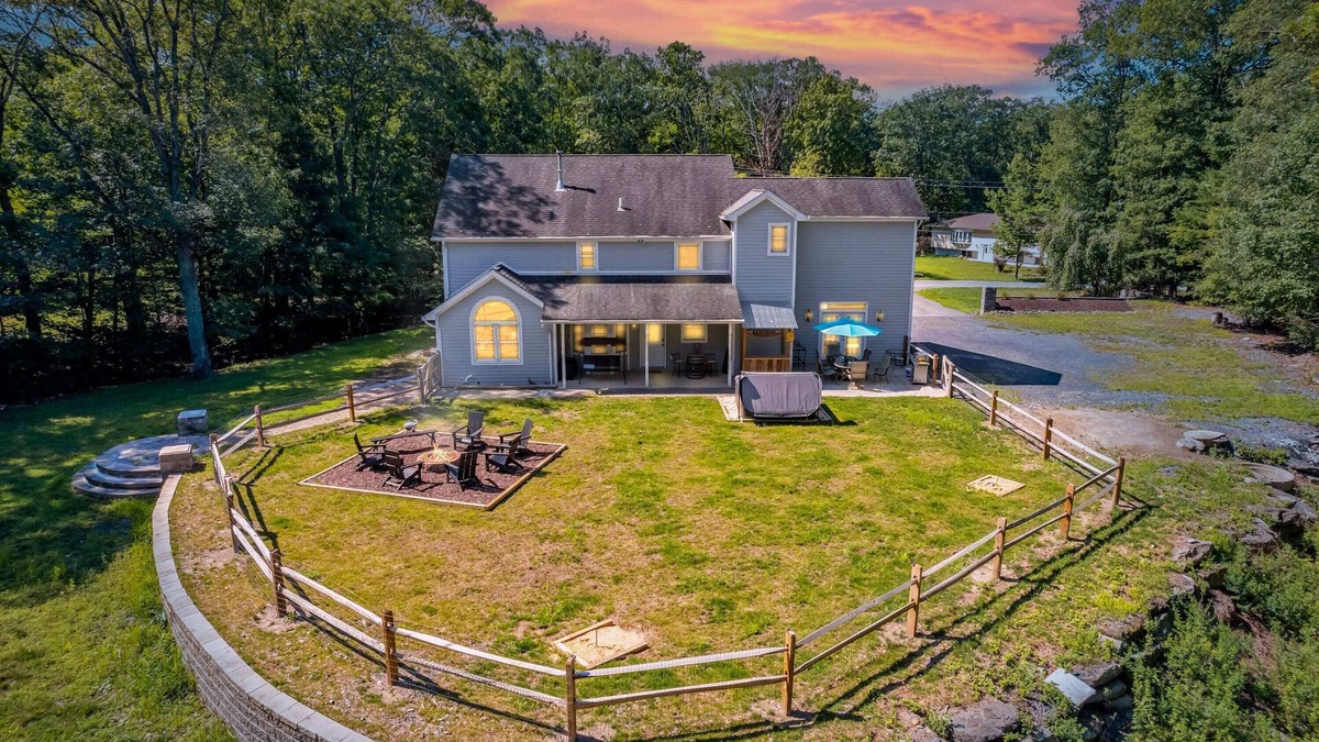 East Stroudsburg House | Family Fun Escape w/Hot Tub, Theater & Game Room