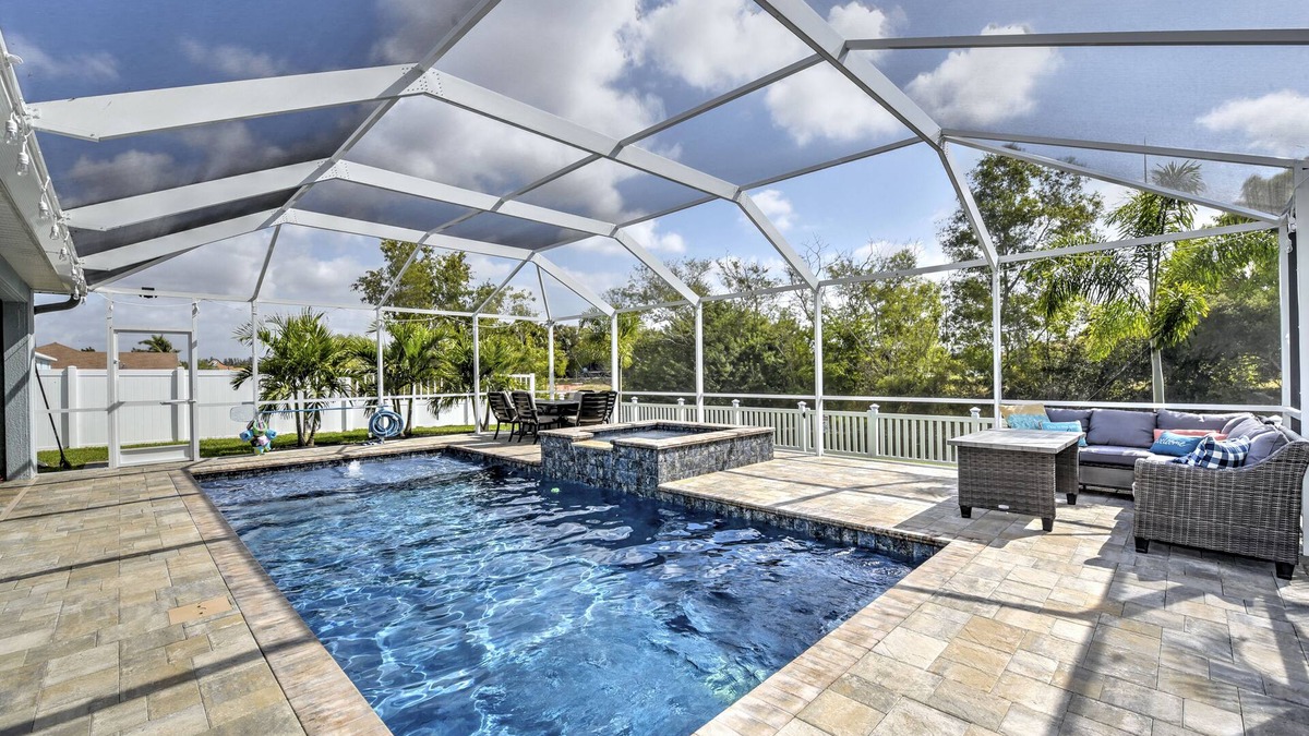 Fort Myers House | Family Oasis: Waterfront w/Heated Pool & Game Room!