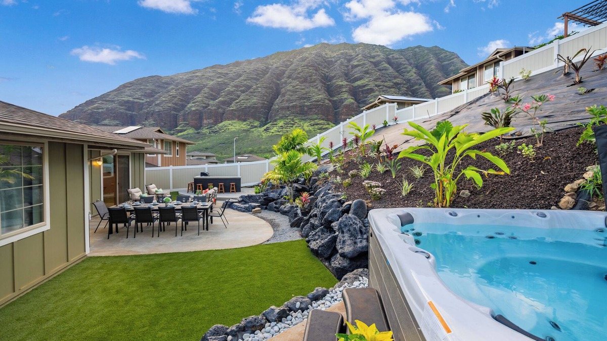 Makaha Valley House | Family Oceanview Oasis, Hot Tub, 5min to beach