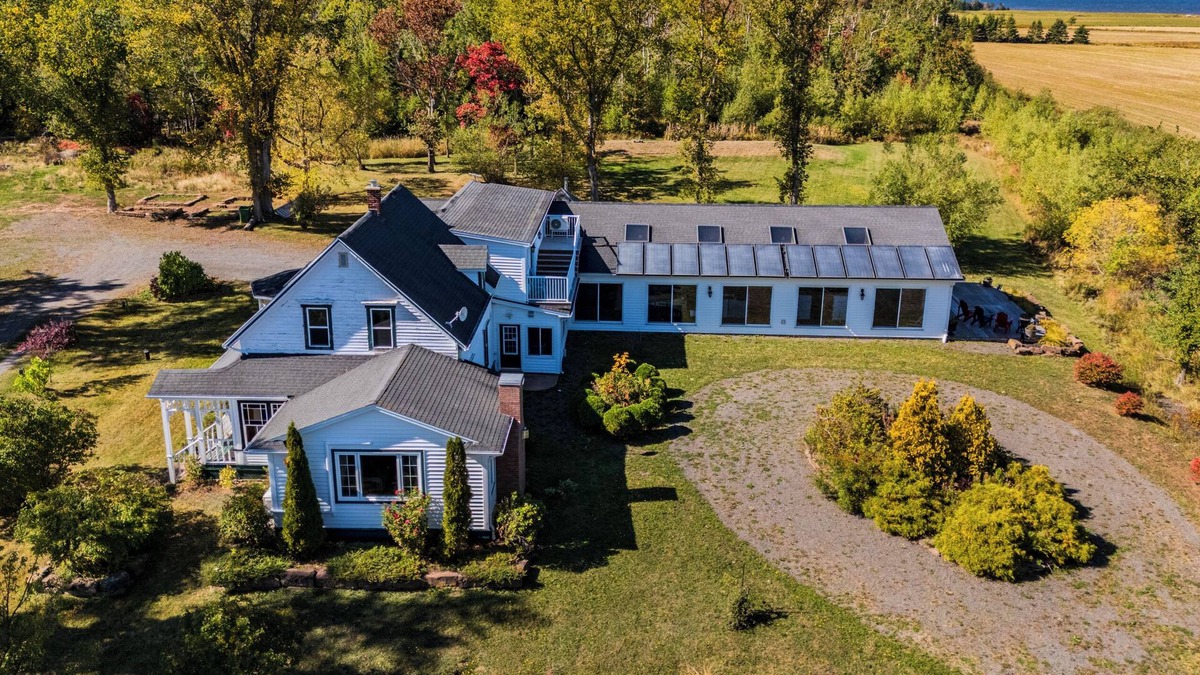 Brule Point Other | Family sized farmhouse with ocean views and indoor pool near Tatamagouche.