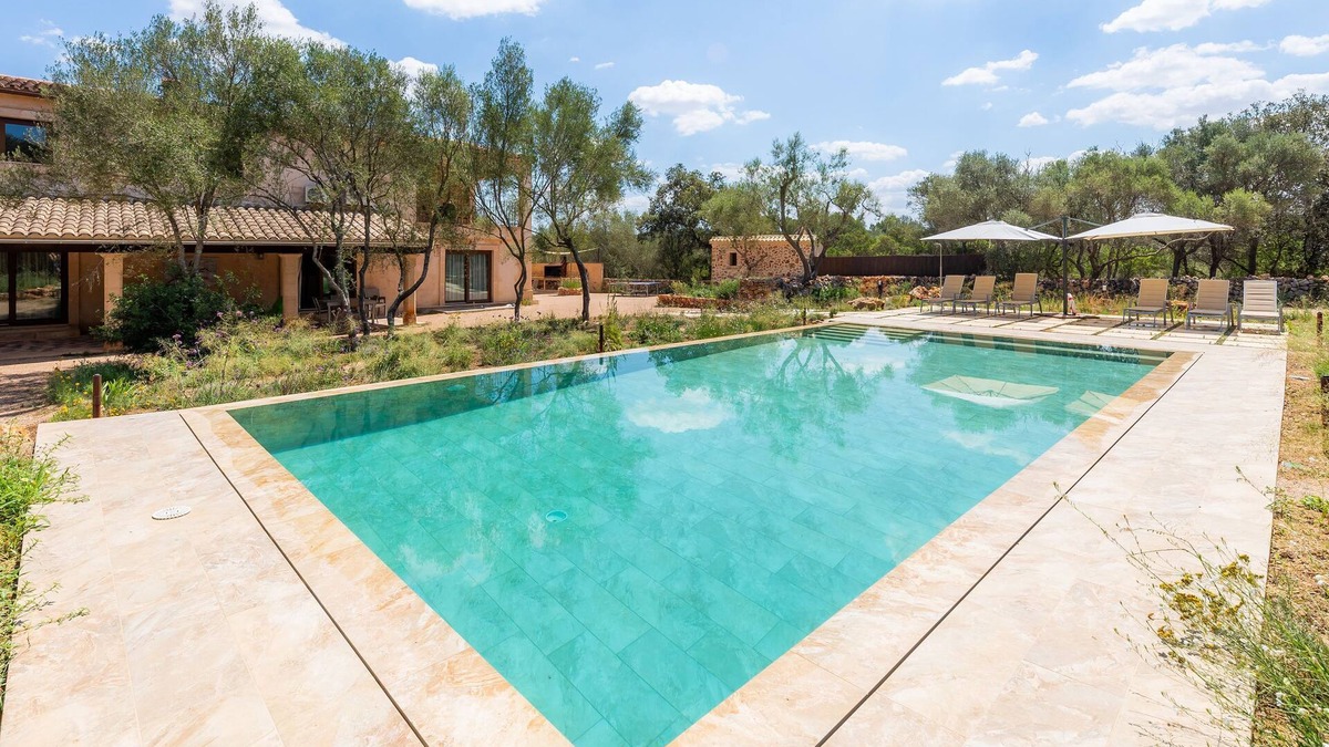 Costitx Villa | Fantastic Country House Can Madís with Pool, Garden, Terrace & Mountain View; Parking Available