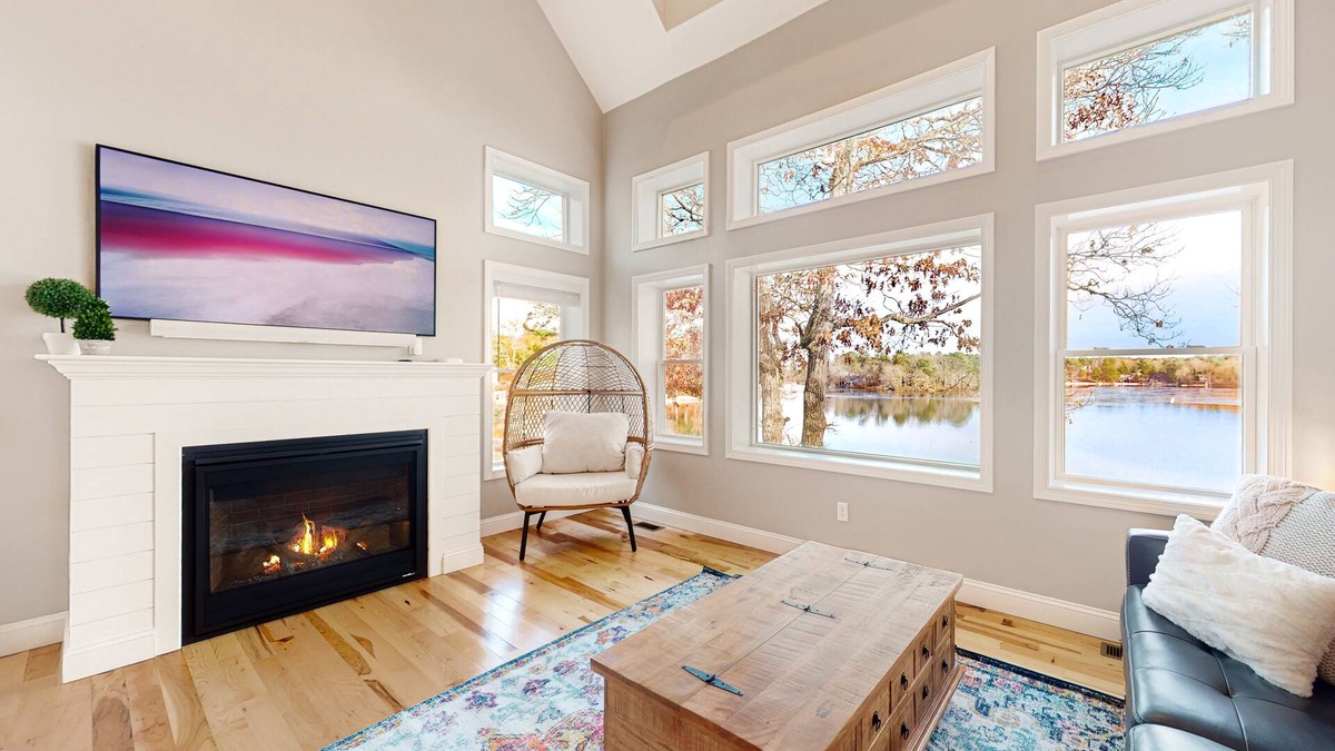 West Wareham House | Fantastic lakefront home with firepit, game room, fireplace & W/D - dog-friendly