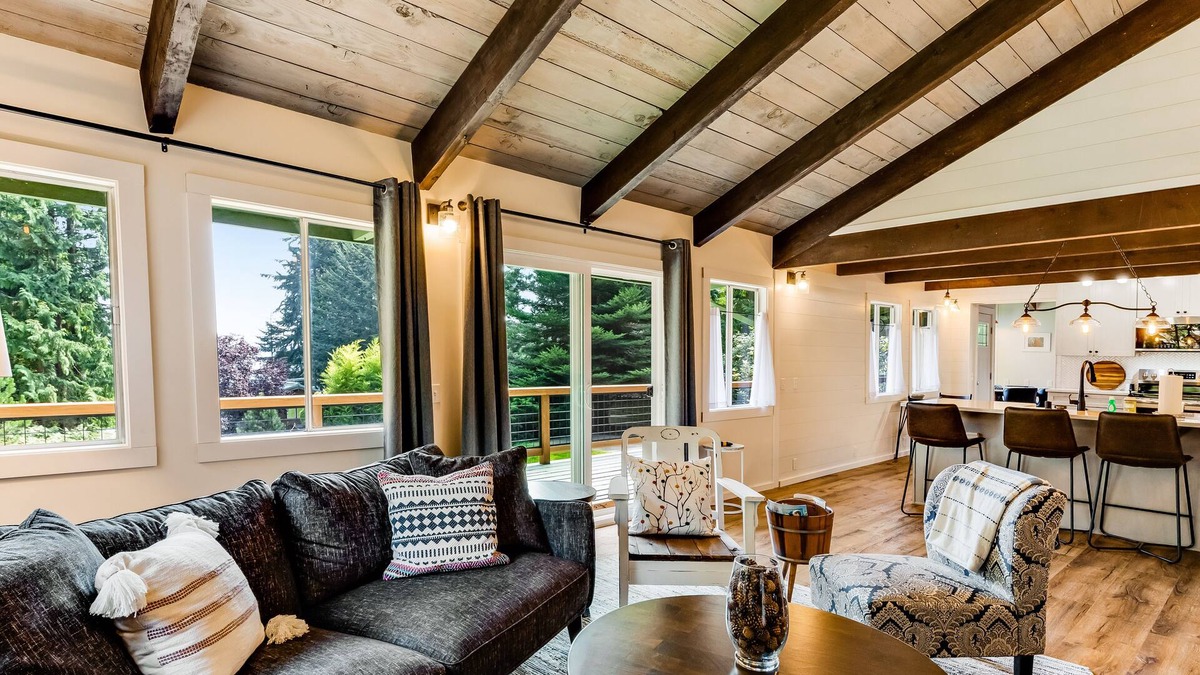 Olga House | Fantastic retreat near the water w/expansive deck & stylish interior - dogs OK
