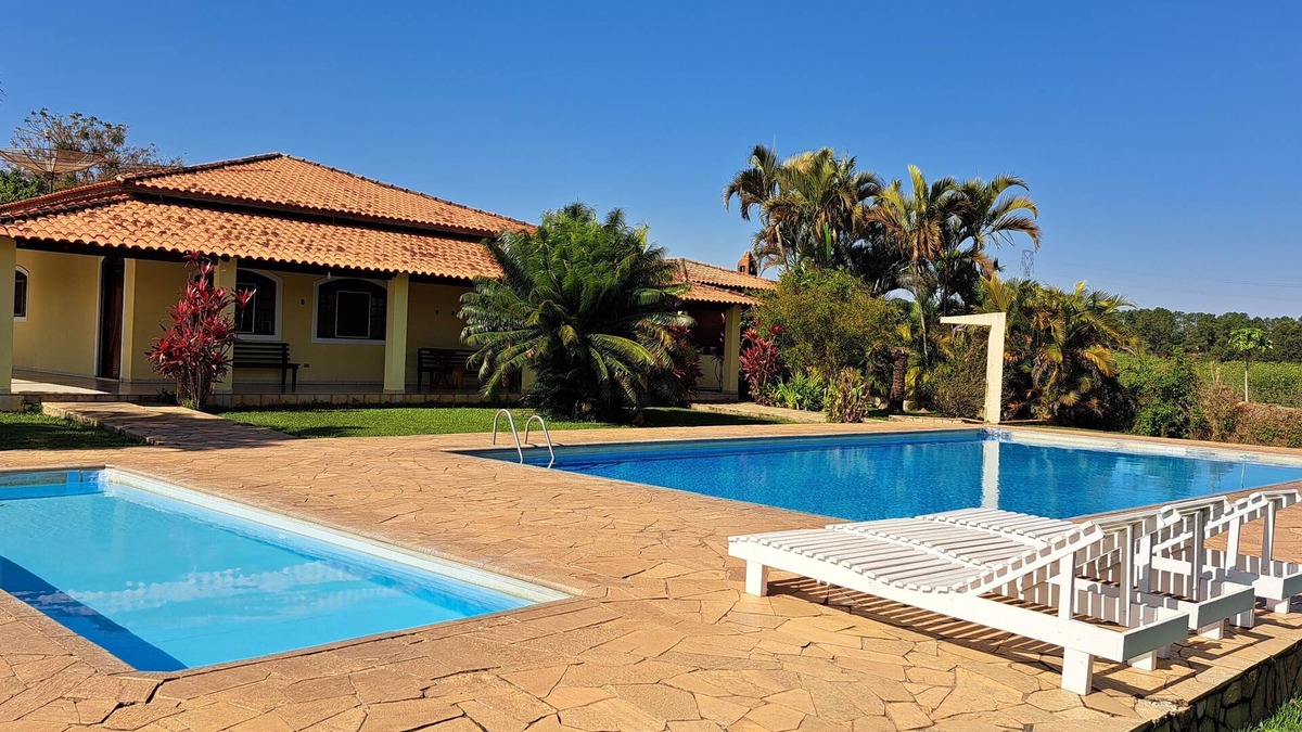 Porto Feliz RV Rental | Farm with 10 rooms. Leisure area. 3 swimming pools. With wifi. Rural region in Porto Feliz