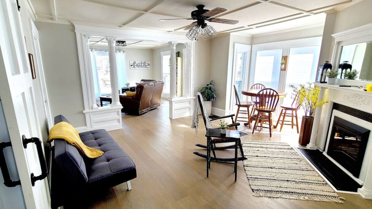 Waterville Apartment | Farmhouse Oasis | Waster/Dryer | Fireplace