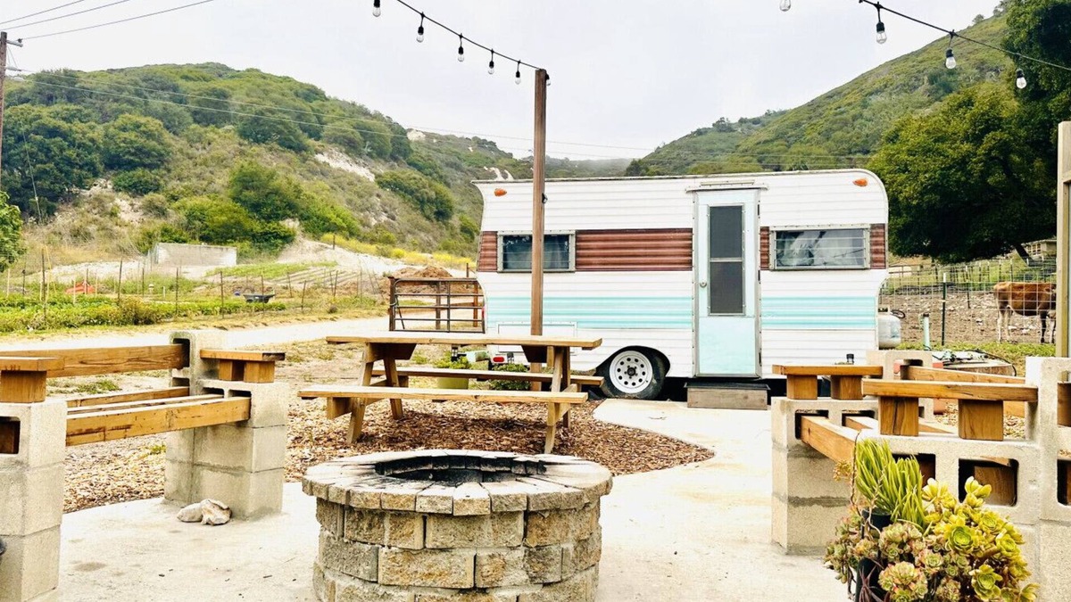 Lompoc House | Farmstay in Vintage Remodeled Camper