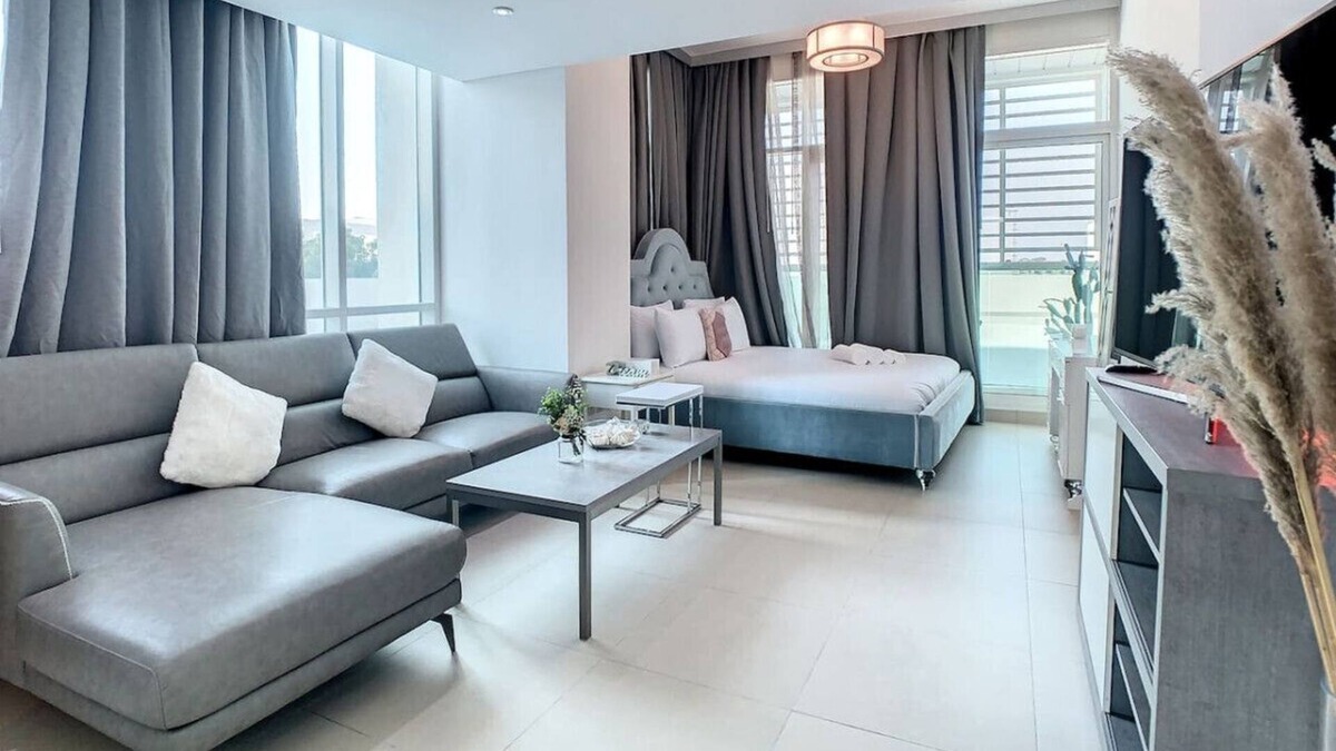 Al Sufouh 1 Apartment | Fashionable Studio in Al Sufouh