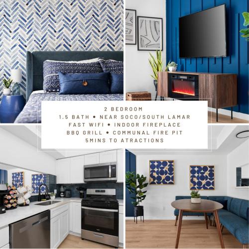 South Lamar Apartment | Fast Wifi, Desks - SoCo, DT, Zilker