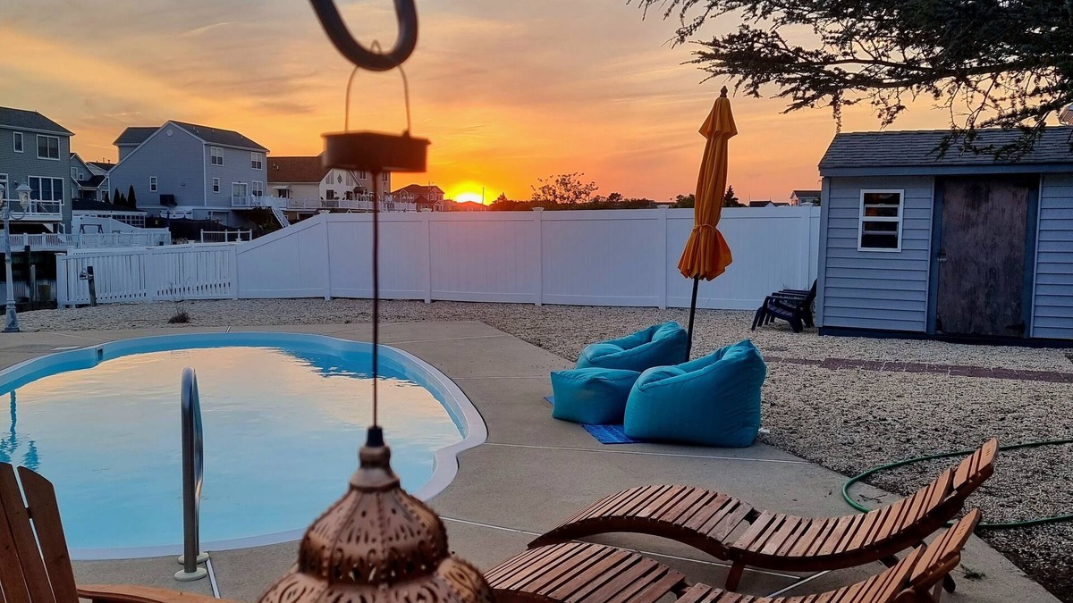 Beach Haven West House | Feelin Nauti in Beach Haven West - in-ground saltwater pool & 25' Dock