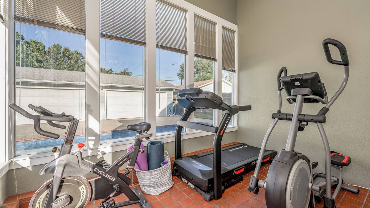 Wichita House | Fenced Patio W/POOL, Game Room, & Home Gym!