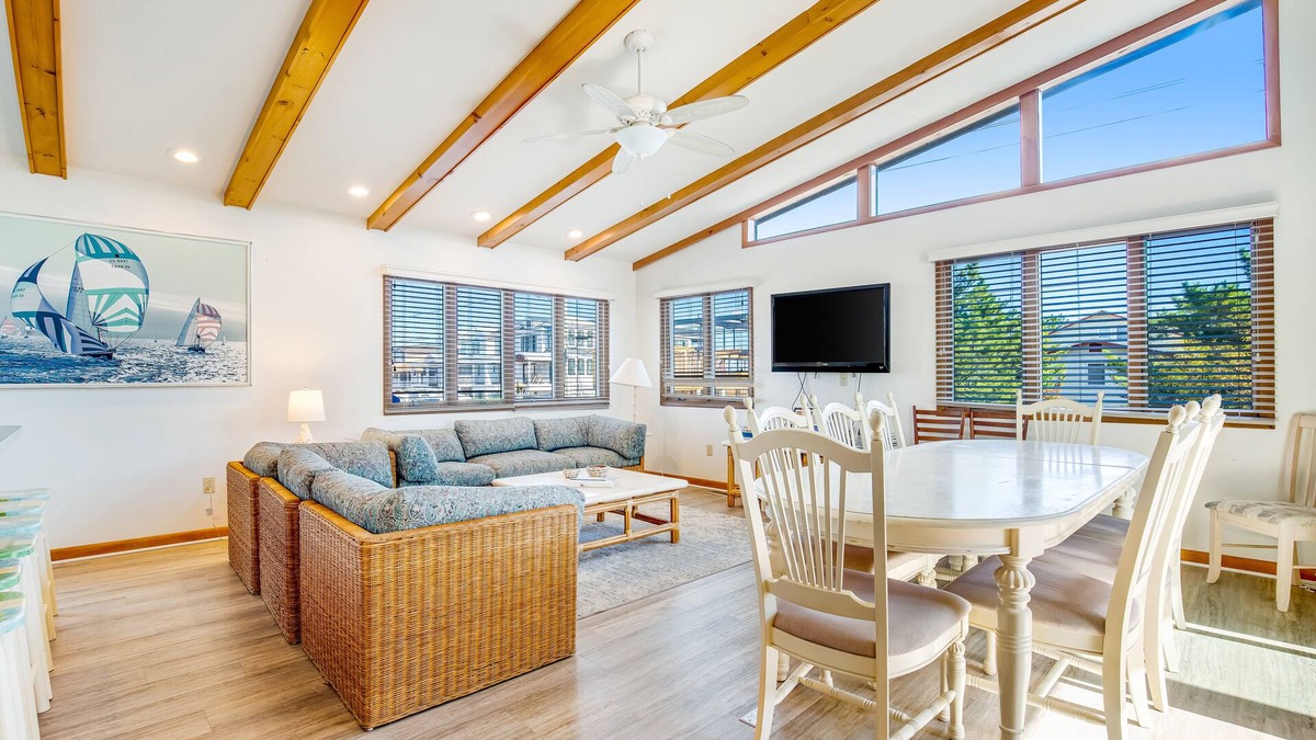 Fenwick Island House | Fenwick Island spacious beach house with deck, W/D & full kitchen - dog-friendly