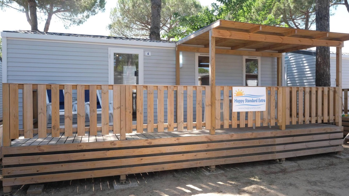 Manaccora House | Ferienanlage Manacore Mobilehome Happy Standard Relax Hillside für 6 Personen