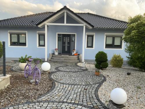 Mühlhausen House | Ferienhaus Lübke, Gartenblick