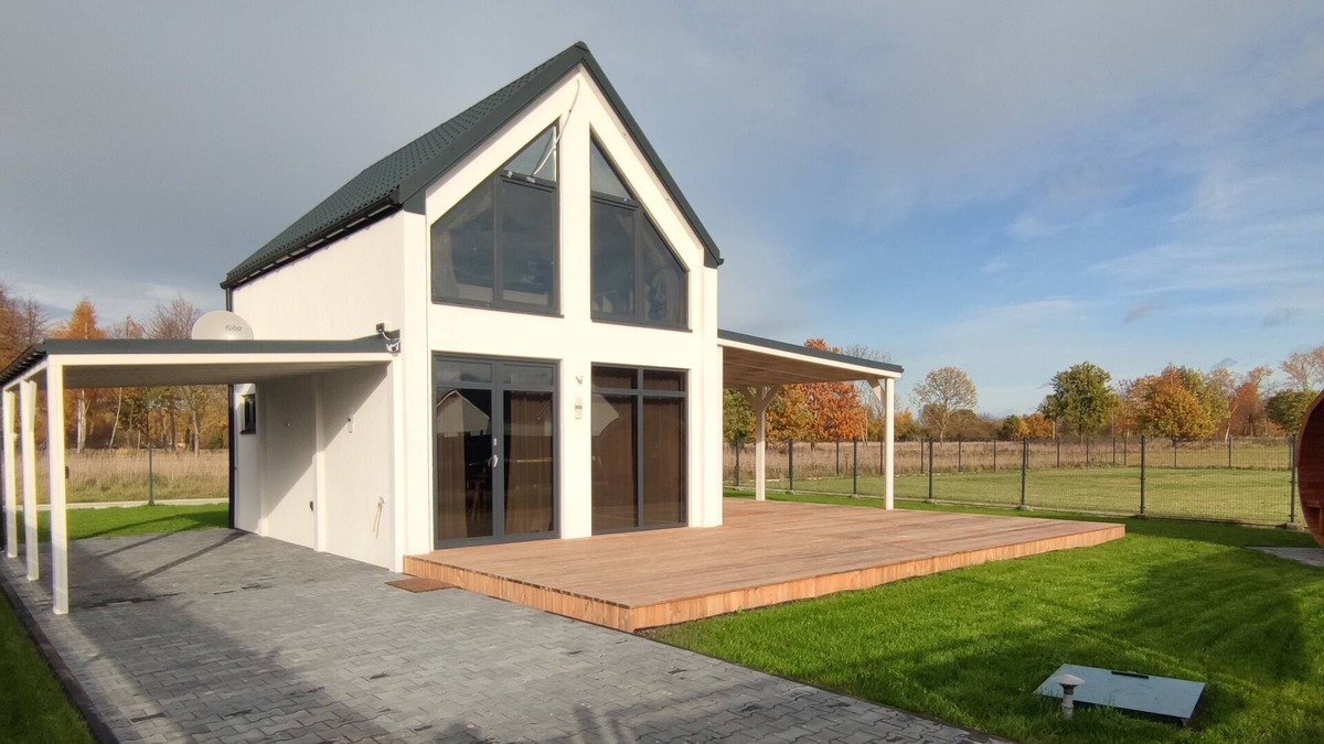 gmina Wolin House | Ferienhaus Laura 70qm bis 5 Gäste mit Sauna, Whirlpool in der Hauptsaison