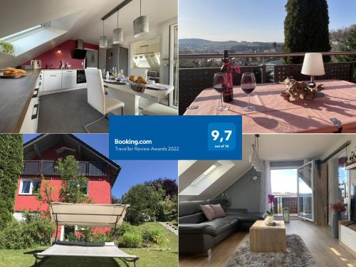 Schauenstein Apartment | Ferienwohnung am Goldberg mit überdachter Loggia