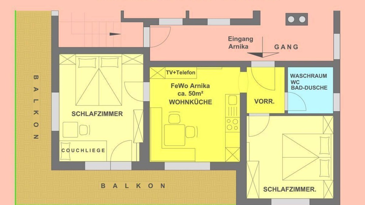 Arzl im Piztal Apartment | Ferienwohnung Arnika - Appartementhaus Lechner