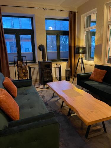 Muritz Apartment | Ferienwohnung mit Kamin und traumhafter Dachterrasse mit Weitblick in die Natur