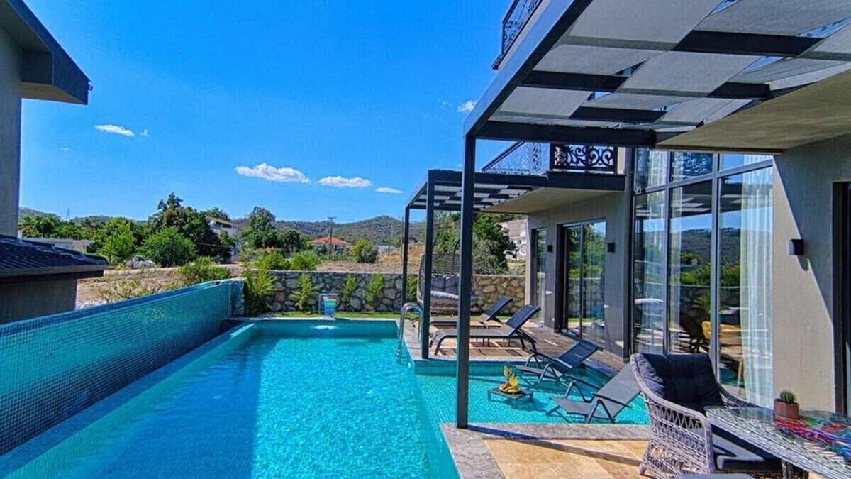 Fethiye Villa | Fethiye Çiftlikte 3+1 Özel Havuzlu Lüks Villa