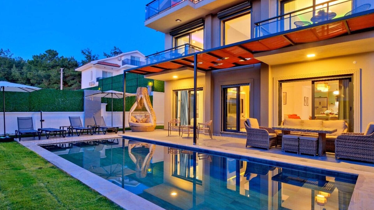 Fethiye Villa | Fethiye Ciftlik 4 Bedroom Villa 8242