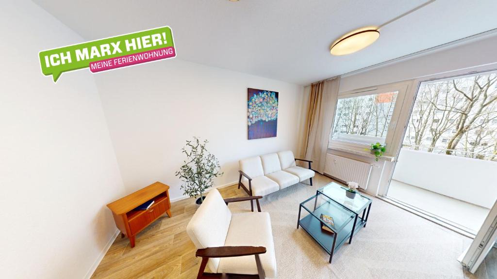 Morgenleite Apartment | FeWo mit bodengleicher Dusche, 170m bis zur Bahnhaltestelle Linie 5, WLAN