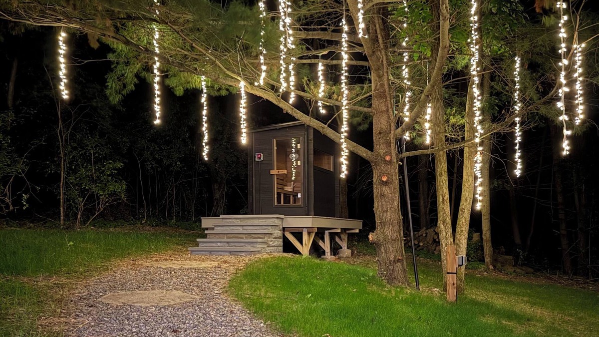 Alpine Cabin | Finger Lakes Luxury Couples Retreat with Sauna, Hot tub and Cold Plunge