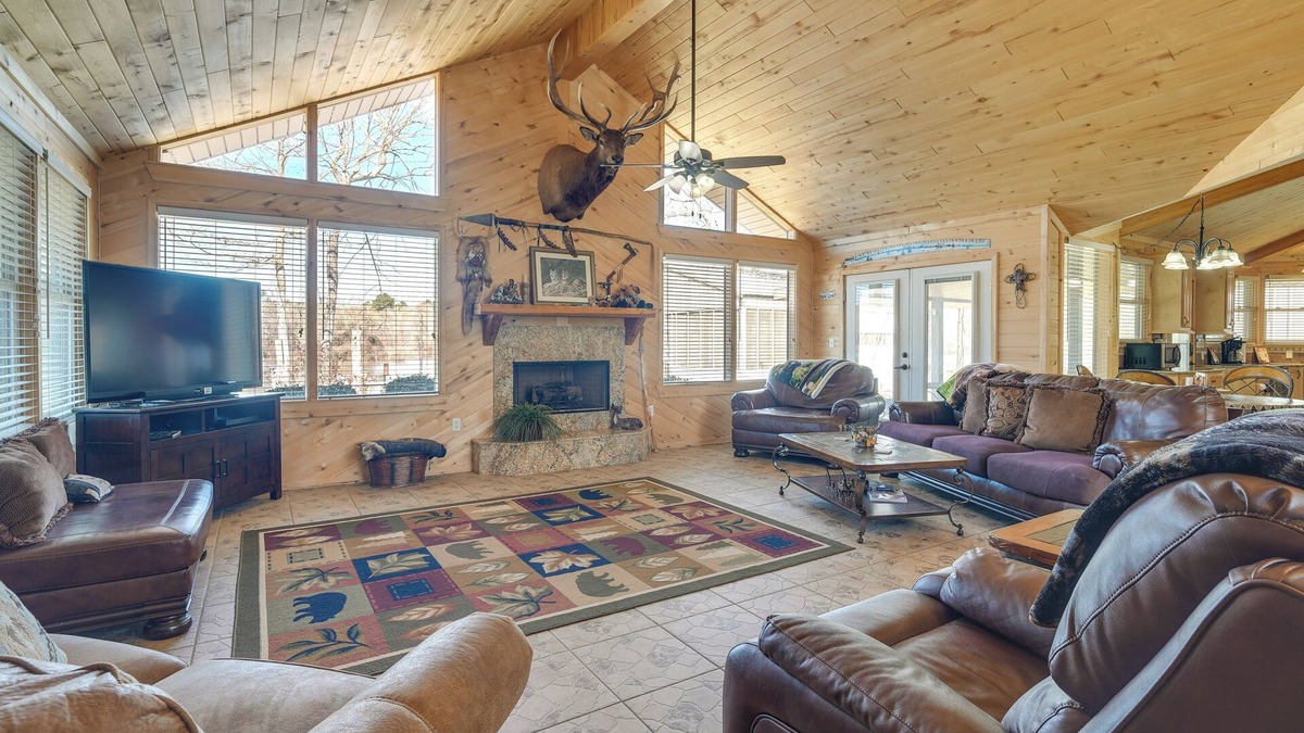 Negreet House | Fire Pit, Views: Lakefront Toledo Bend Retreat!