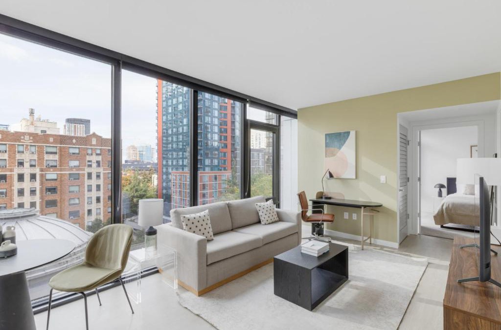 Downtown Seattle Apartment | First Hill 1BR w Gym Patio Coworking SEA-435