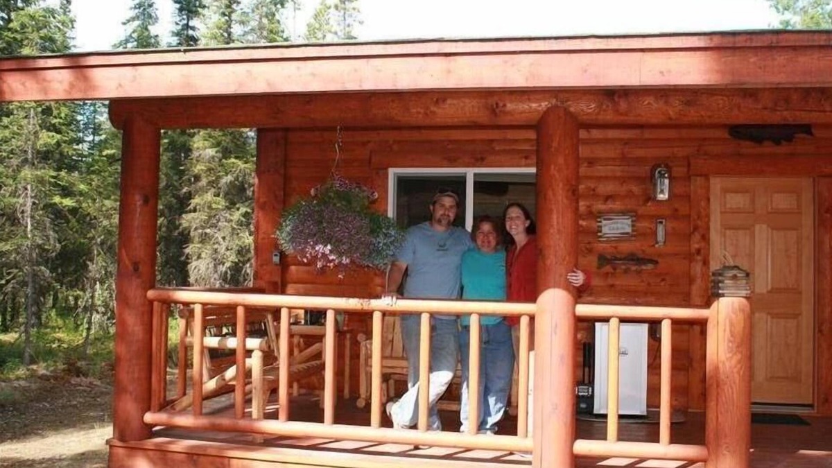 Sterling Cabin | Fish on Log Cabin Rental Got Fish We Do!