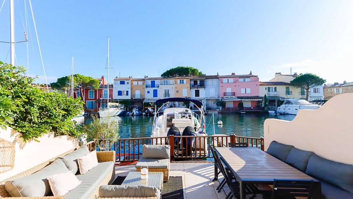 Port Grimaud House | Fisherman house with 4 bedrooms in Port Grimaud - Terrace, A/C, Mooring