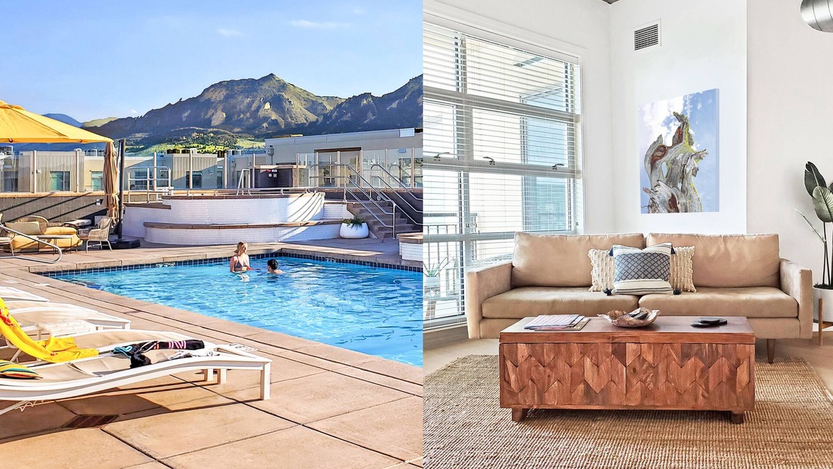 Central Boulder Condo | Fitness Center✅ Rooftop Pool✅ Unparalleled Amenities✅ Monthly Boulder Condo✅