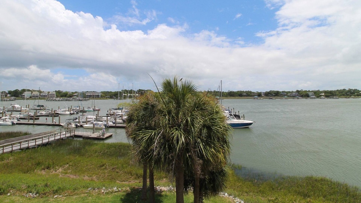 Folly Beach Condo | Five Palms ~ Condo w/porch overlooking the Folly River