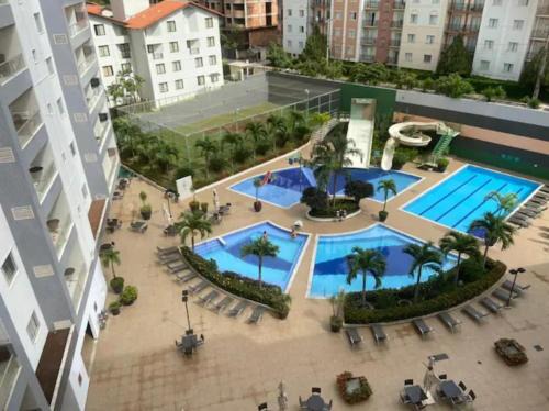 Pousada do Rio Quente Apartment | Flat 123 - Veredas - 300 metros Hot Park - Vista Piscina