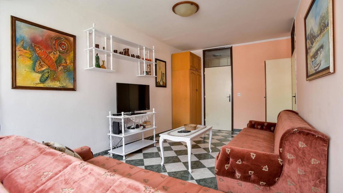 Budva Apartment | Flat 3 min to Beach w Terrace in Budva Old Town