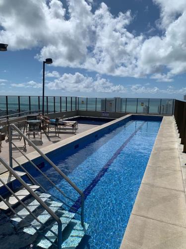 Pina Apartment | Flat luxo Shopping Rio Mar - Beach class Boa Viagem Recife - Piscina Rooftop