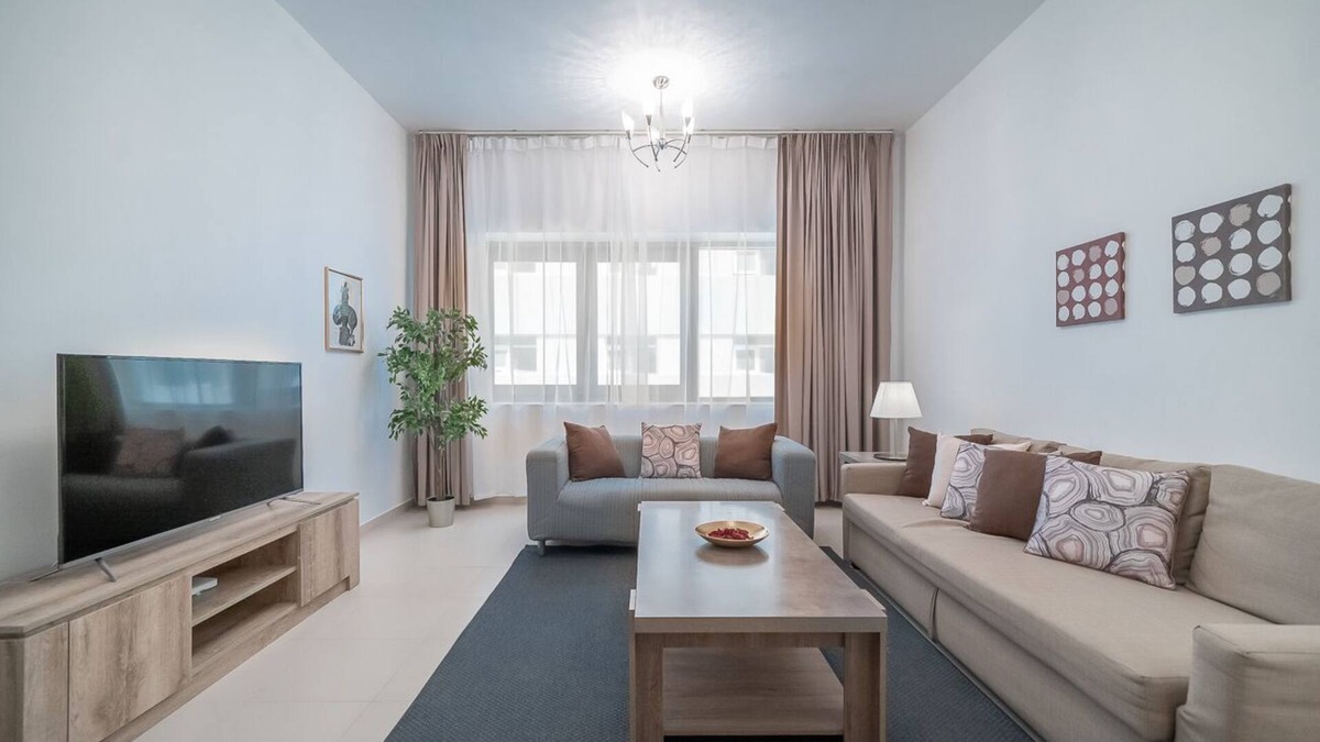 Dubai Apartment | Flat with swimming pool in Burj Al Nahda